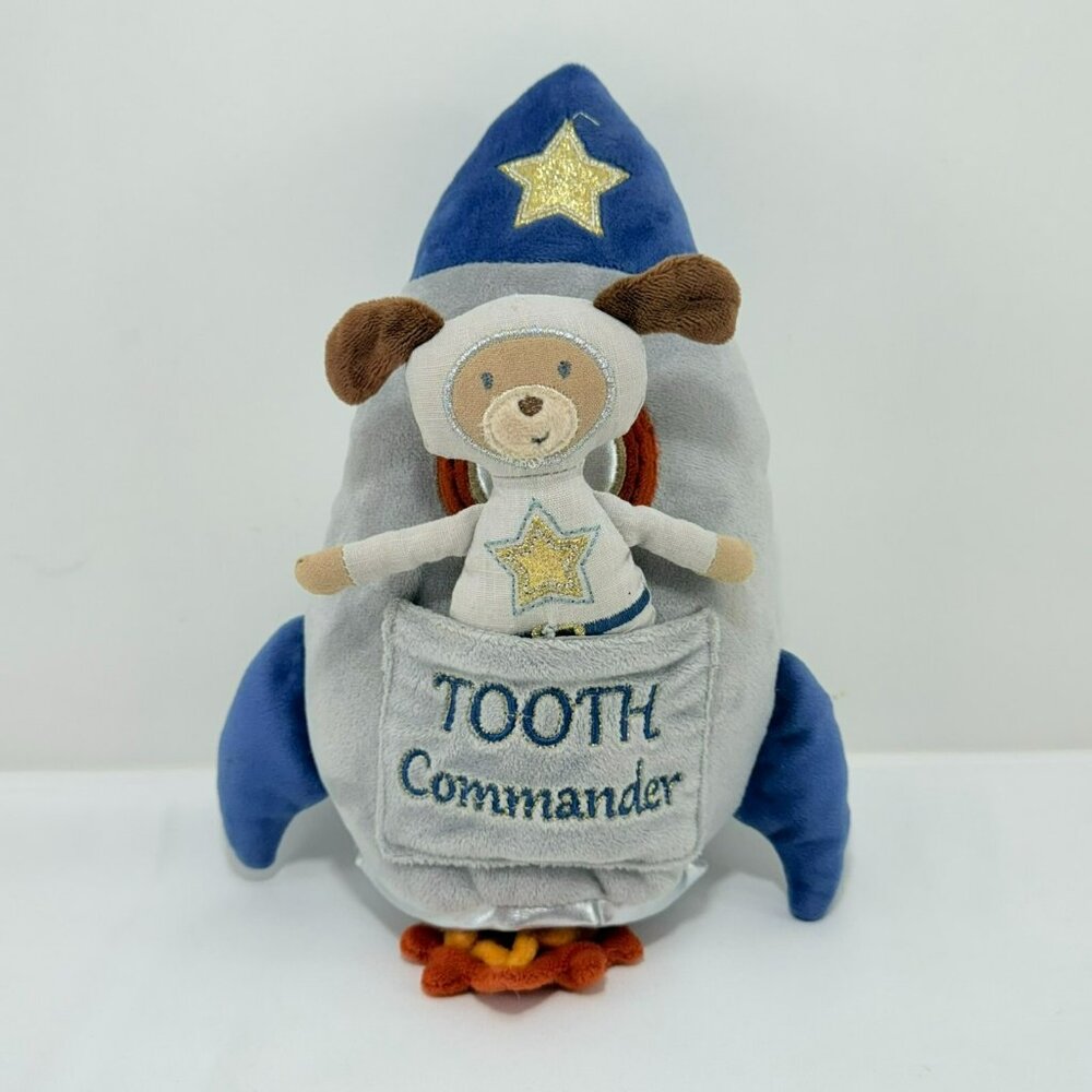 Mon Ami Tooth Commander Spaceship Toy Plush Pillow Doll Astronaut Dog Rocket Kid
